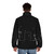 Vibri Retro Gaming Puffer Jacket featuring the iconic Vib Ribbon logo - men back
