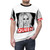 Stylish Britney Spears T-shirt design featuring Queen B graphics - men front