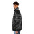 Fantasy dragon puffer jacket with mythical creature design - men side left