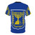 Elegant Israeli Coat of Arms Graphic Design on a T-shirt - Back