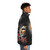 Eric Cantona Painting Puffer Jacket - Iconic Football-Inspired Fashion - men side right