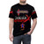 A stylish t-shirt featuring a classic vampire and gothic design inspired by the iconic video game Castlevania. - men front