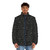 Equations Puffer Jacket featuring mathematical formulas and symbols - men front