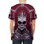 Castlevania inspired gothic vampire t-shirt with death motif - men back