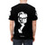Retro-style t-shirt featuring the name and likeness of renowned science fiction author Isaac Asimov - men back