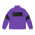 Purple puffer jacket with world of warcraft and warcraft meme designs - Back