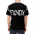 Retro-style tee featuring a panda bear design inspired by the Mexican rock band Pxndx - men back