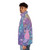 Epcot Figment Puffer Jacket with Beacon of Magic Design - men side left