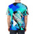 Vibrant and trendy Push The Button gig shirt featuring electronic and trance music inspired design. - men back