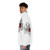 Powered By Arrows 2.0 Inverse Red Puffer Jacket - Dance Gaming Apparel with Focus Keyword - men side left