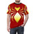 Vibrant t-shirt design featuring the iconic Iron Spider suit from Marvel comics - men front