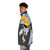 Power of Attorney Puffer Jacket featuring a cartoon lawyer design - men side left