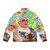 Verka Serduchka wearing a colorful puffer jacket on stage - Back