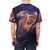 Enchanting night sky t-shirt with purple and gold design featuring dragons and stars - men back