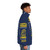 A puffer jacket featuring the iconic Portland Terminal train emblem - men side right
