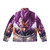 Vegeta Ultra Ego Dragon Ball Super Puffer Jacket with Hakai and Saiyan Prince Design - Back
