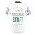 Purchasing Staff T-shirt featuring a typographic design - Back
