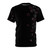 Cascading pink dice pattern on a t-shirt for gaming enthusiasts