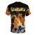 Vintage-style all-over print t-shirt featuring the classic 1942 film Casablanca - Back