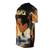 Vintage-style all-over print t-shirt featuring the classic 1942 film Casablanca - men left