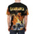 Vintage-style all-over print t-shirt featuring the classic 1942 film Casablanca - men back