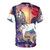 Watercolor unicorn fantasy fan art design printed on a high-quality t-shirt - Back