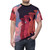 Caryatids at dusk, ancient Greek architectural landscape design printed on an all-over-print t-shirt - men front