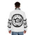 Vatos Locos Forever Puffer Jacket with Chicano Cultural Imagery - men back