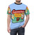T-shirt featuring movie theater snacks and treats like popcorn, soda, and candy - men front