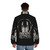 The Ring White Puffer Jacket - Horror-Inspired Outerwear with Focus Keyword "the ring" - men back
