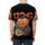 Pumpkin monster horror kaiju retro Japan manga movie t-shirt design - men back