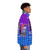 Vaporwave Fiji Puffer Jacket with retro aesthetic and Japanese influences - men side right