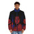 Pop art inspired Suspiria puffer jacket featuring imagery from the classic Italian horror film - men front