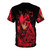 Hellish red graphic tee with Alastor the Radio Demon from the Hazbin Hotel cartoon series - Back