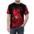 Hellish red graphic tee with Alastor the Radio Demon from the Hazbin Hotel cartoon series - men front