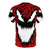 Carnage-themed t-shirt with a bold, all-over print design - Back