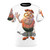 Vibrant AOP graphic t-shirt featuring the character Carl Wheezer from the Nickelodeon cartoon "Jimmy Neutron"