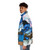 Cozy puffer jacket with Lilo & Stitch character illustration - men side left