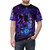 Psychedelic geometric and trippy design t-shirt - men front