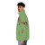 Red panda printed puffer jacket for children - men side left