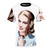 Retro-styled Princess Grace Kelly pop art graphic on a high-quality t-shirt