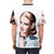 Retro-styled Princess Grace Kelly pop art graphic on a high-quality t-shirt - men back