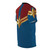 Inspired Captain Alien Superhero Costume T-Shirt featuring a blue and red uniform with a gold star logo - men right