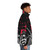 Vampire Hunter D inspired puffer jacket with Hellsing sigil and Alucard design - men side right