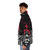Vampire Hunter D inspired puffer jacket with Hellsing sigil and Alucard design - men side left