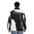 Playing Cards Puffer Jacket with Poker Motif - men back