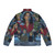 V Visitors No Text Puffer Jacket featuring retro sci-fi inspired design - Back