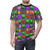 Colorful Candy Combo Gaming T-Shirt with Candy Crush Inspired Design - men front