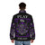 Play Dead Vampire Bat Puffer Jacket with dark, gothic inspired design - men back