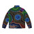 Platypus Playground Puffer Jacket with Aboriginal Art Inspired Design - Back